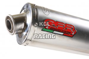 GPR pour Ducati Monster S4R 1000 2003/07 - Homologer Double Slip-on - Deeptone Inox