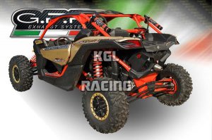 GPR for Can Am Maverick X3 Turbo Buggy 2017 - 2020 Homologated ,original catalyst will be eliminated Slip-on - Deeptone Atv