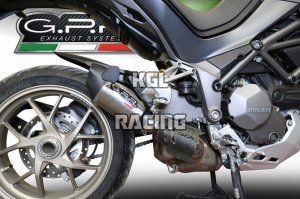 GPR voor Ducati Multistrada 1260 2018/20 Euro4 - Gekeurde slip-on Demper - GP Evo4 Titanium
