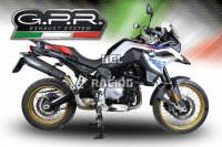 GPR pour Bmw F 850 Gs - Adventure 2021/22 Euro5 - Homologer Slip-on - GP Evo4 Black Titanium