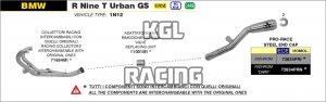 Arrow voor BMW R Nine T Urban GS 2017-2020 - Nichrom Pro-Race demper