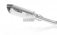 COBRA CR2 HEXAGON Slip-on demper Honda CB 500 F / CB 500 X / CBR 500 R - 2013-> - Stainless Steel