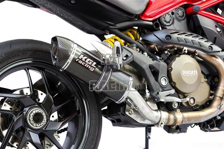KGL Racing silencer DUCATI MONSTER 821 /1200 /S '17-'18 (euro4) - SPECIAL CARBON - Click Image to Close