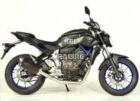 SPARK for YAMAHA MT 07 (14-16) STANDARD MOUNTING - FULL SYSTEM,STANDARD mounting: silencer + collector with catalyst Force dark