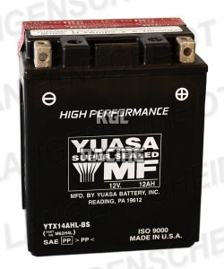 YUASA batterie YTX 14AHL-BS sans entretien