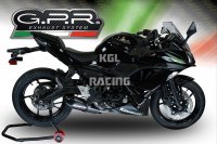 GPR for Kawasaki Ninja 650 2017/20 Euro4 - Homologated with catalyst Full Line - GP Evo4 Poppy