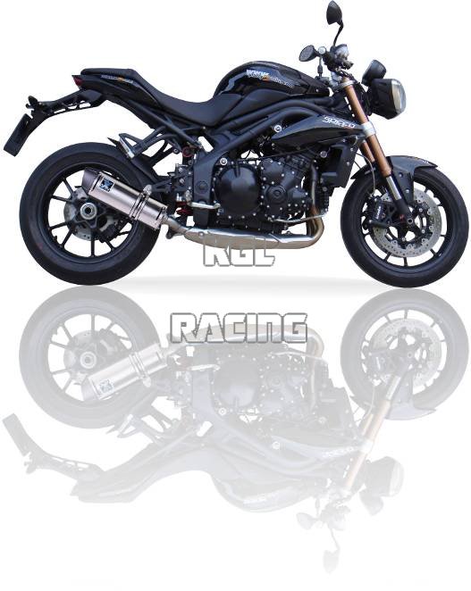 IXIL silencer Triumph Speed Triple 1050 11/15 Hexoval Inox Short Low - Click Image to Close