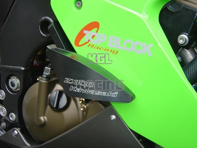 TOP BLOCK Kawasaki ZX10-R '06-'07 Sliders - Click Image to Close