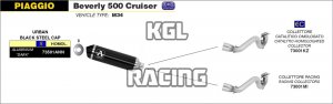 Arrow for Piaggio BEVERLY 500 CRUISER 2007-2012 - Racing collector for Urban Exhaust
