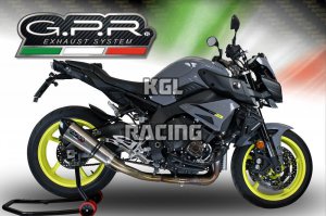 GPR pour Yamaha Mt-10 / Fj-10 2016/20 - Racing Slip-on - Gpe Ann. Titaium