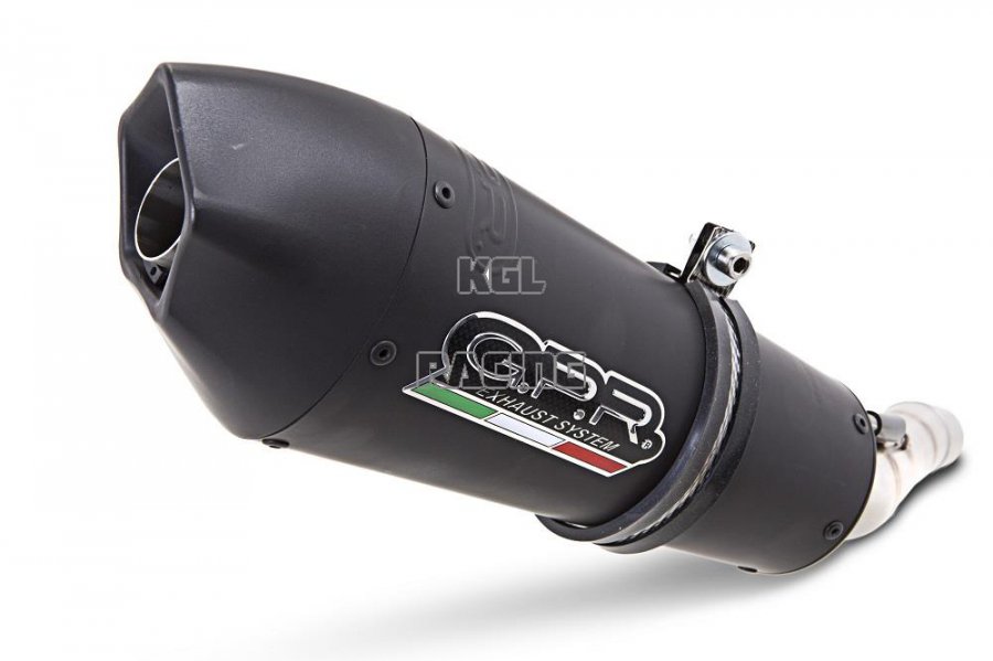 GPR for Cf Moto 650 MT 2019/2020 e4 - Homologated silencer with catalyst GP Evo4 Black Titanium - Click Image to Close