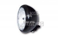 7 inch HD-STYLE headlamp, black, clear lens