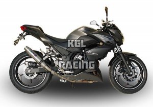 GPR voor Kawasaki Z 300 2014/16 - Racing slip-on Demper - Deeptone Inox