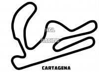 CIRCUIT Cartagena auto collant