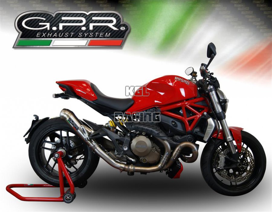 GPR voor Ducati Monster 1200 S/R 2014/16 - Gekeurde met katalisator slip-on Demper - Powercone Evo - Klik op de afbeelding om het venster te sluiten