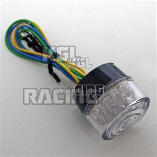 LED tailligh BULLET, insert, transparent, E-mark - Click Image to Close