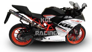 GPR for Ktm Rc 390 2015/2016 Euro3 - Homologated with catalyst Slip-on - Deeptone Inox