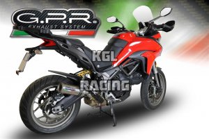 GPR pour Ducati Multistrada 950 2017/20 Euro4 - Homologer Slip-on - M3 Titanium Natural