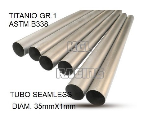 GPR voor Universal Tubo titanio seamleSs D. 35mm X 1mm L.1000mm - - Tubo titanio seamless D. 35mm X 1mm L.1000mm - Klik op de afbeelding om het venster te sluiten