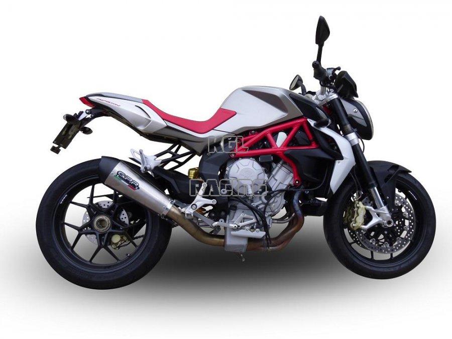 GPR for Mv Agusta Brutale 800 2017/20 Rr Euro4 - Homologated with catalyst Slip-on - GP Evo4 Titanium - Click Image to Close