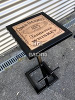 Bar stool in metal with logo (your choice)