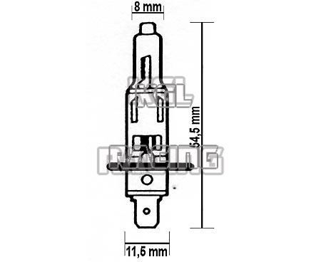H1-bulb 12V 35W P14, 5S for ATV. - Click Image to Close