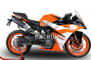 GPR for Ktm Rc 125 2017/20 Euro4 - Homologated with catalyst Slip-on - Furore Evo4 Poppy