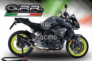 GPR voor Yamaha Mt-10 / Fj-10 2016/20 - Racing slip-on Demper - Furore Nero