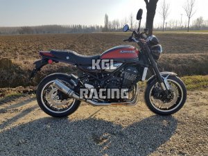 GPR voor Kawasaki Z 900 Rs 2018/20 Euro4 - Gekeurde slip-on Demper - M3 Titanium Natural