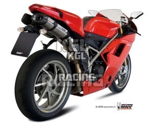 MIVV Dempers DUCATI 1198 09-> - SUONO STAINLESS STEEL carbon cap