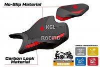 Seat cover compatible Ducati Panigale V2 2025 - model Asia - NO LOGO - Red