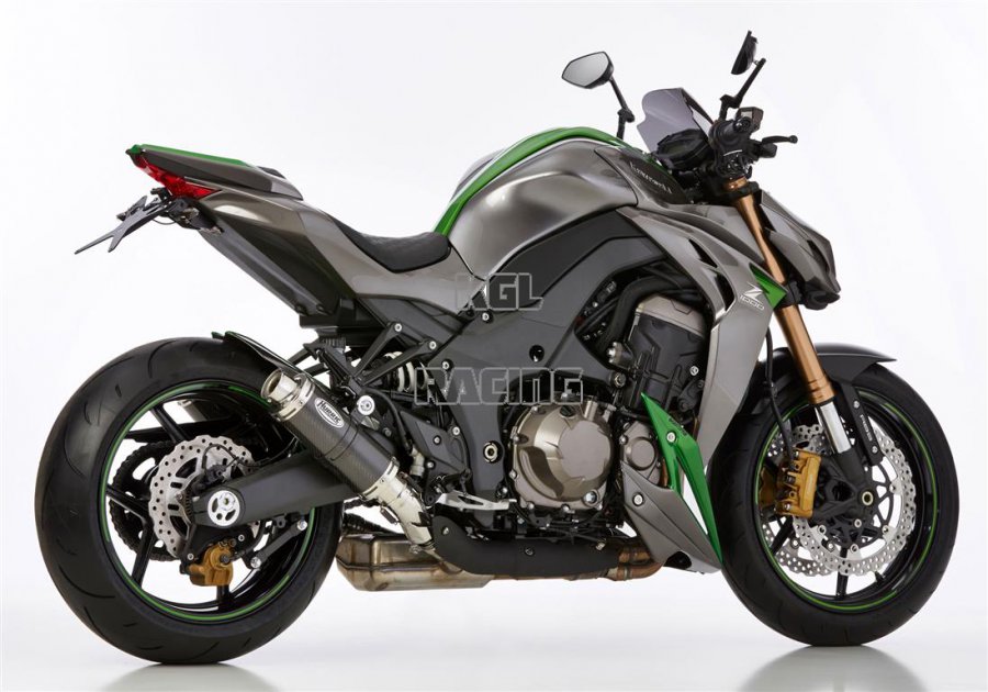 HURRIC for KAWASAKI Z1000 SX (ZXT00W) 2017-2019 - HURRIC Supersport slip on exhaust (4-2) super short - carbon - Click Image to Close