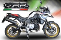 GPR pour Bmw F 850 Gs - Adventure 2018/20 Euro4 - Homologer Slip-on - Furore Evo4 Nero