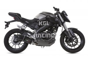 GPR for Yamaha Mt 125 2017/19 Euro4 - Homologated with catalyst Full Line - Furore Evo4 Poppy