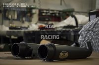 ZARD voor Triumph Bonneville Injection Racing Volledige uitlaat 2-2 Low INOX BLACK