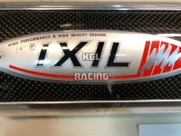 IXIL silencer Universal ROUND ALU/CARBON, right (120) - PROMO