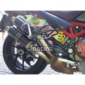 KGL Racing silencers DUCATI S4RS - ROUND CARBON