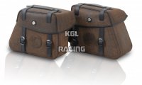 Leather Bags Hepco&Becker - Rugged 22 Ltr. Brown