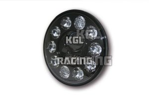 LED main headlight insert, 7 inch, black