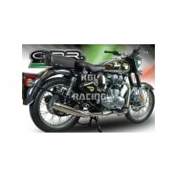 GPR voor Royal Enfield Classic / Bullet Efi 500 2009/16 - Racing slip-on Demper - Deeptone Inox