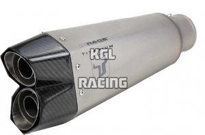 IXRACE voor KTM DUKE 125 (2017-2020) - uitlaat demper M10 SERIES TITANIUM