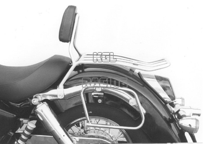 Solorack met rugsteun - Honda VT750C2 - chroom - Klik op de afbeelding om het venster te sluiten