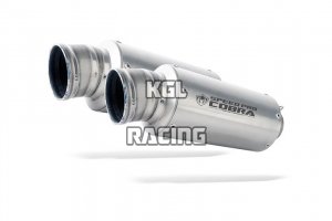 COBRA X7 Slip-on demper (paar) Ducati Monster 600 - 620 - 750 - 800 - 900 - 1000 - alle - Titanium look