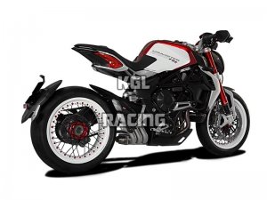HP CORSE voor MV AGUSTA DRAGSTER 800/800 RR (not Euro 4) 2012/2015 - Uitlaat demper HYDRO-TRE carbon cover