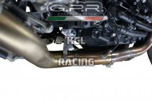 GPR for Yamaha Mt-10 / Fj-10 2016/20 Euro4 - Homologated with catalyst Slip-on - M3 Inox