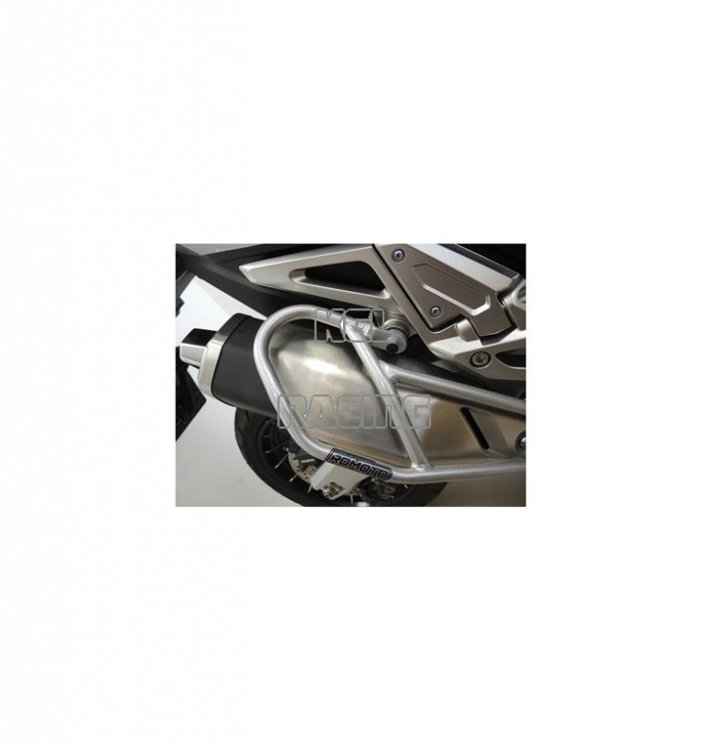 RD MOTO valbeugels Honda X-ADV 750 2017-2020 - Zilver - uitlaat - Klik op de afbeelding om het venster te sluiten