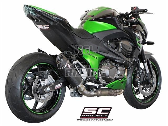 SC Project slip-on KAWASAKI Z 800 - Oval Carbon - Click Image to Close
