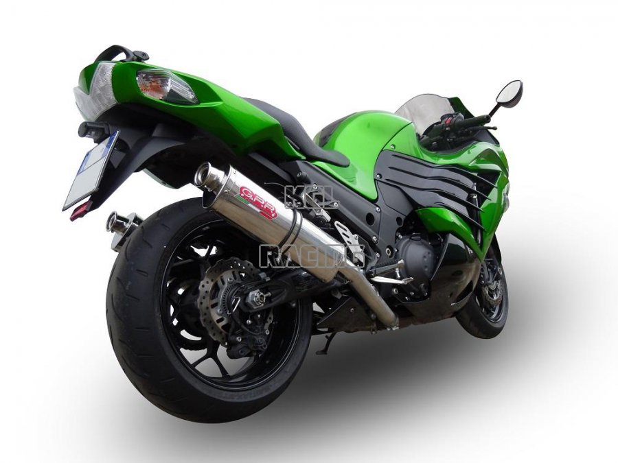 GPR for Kawasaki Zzr 1400 2012/16 Euro3 - Homologated Double Slip-on - Trioval - Click Image to Close