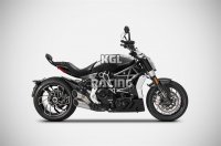 ZARD for Ducati X-Diavel Homologated Full System 2-1-2 Stainless steel
