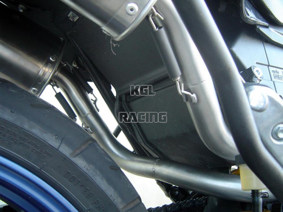 GPR for Aprilia Pegaso Strada 650 2005/09 - Homologated Double Slip-on - Furore Nero - Click Image to Close